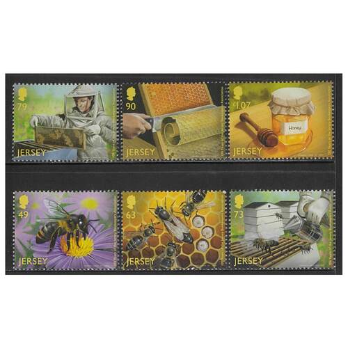 Jersey 2017 Centenary of the Jersey Beekeepers Association Set of 6 Stamps SG2201/06 MUH