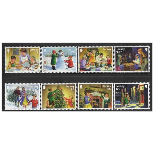 Jersey 2017 A Traditional Christmas Set of 8 Stamps SG2216/23 MUH