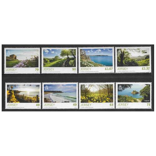 Jersey 2018 Seasons 4th Series Spring Set of 8 Stamps SG2234/41 MUH