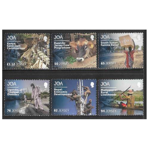 Jersey 2018 50th Anniv of Overseas Aid Set of 6 Stamps SG2280/85 MUH