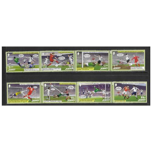 Jersey 2022 FA Cup Finals 150th Anniv Set of 8 Stamps MUH