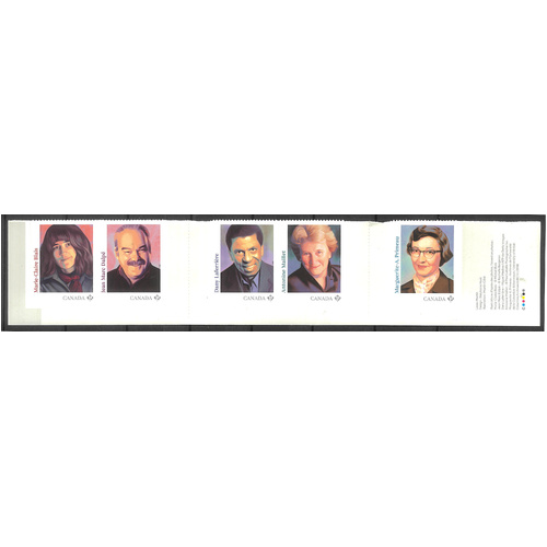 Canada 2024 French-Canadian Authors Set/5 Self-adhesive Stamps MUH