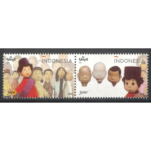 Indonesia 2023 Children's Character "The Little One" Set/2 Stamps MUH