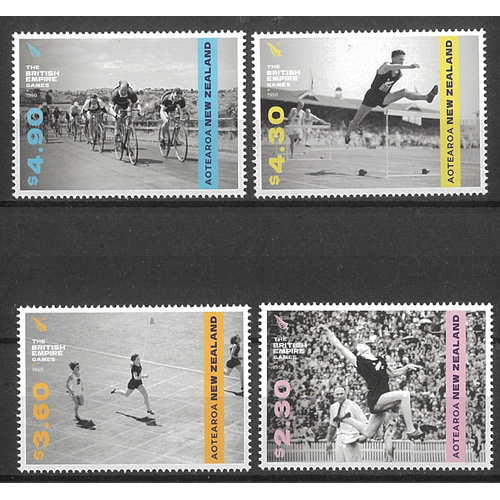 New Zealand 2025 British Empire Games 1950 Set of 4 Stamps MUH