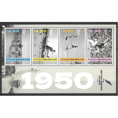 New Zealand 2025 British Empire Games 1950 Mini Sheet MUH