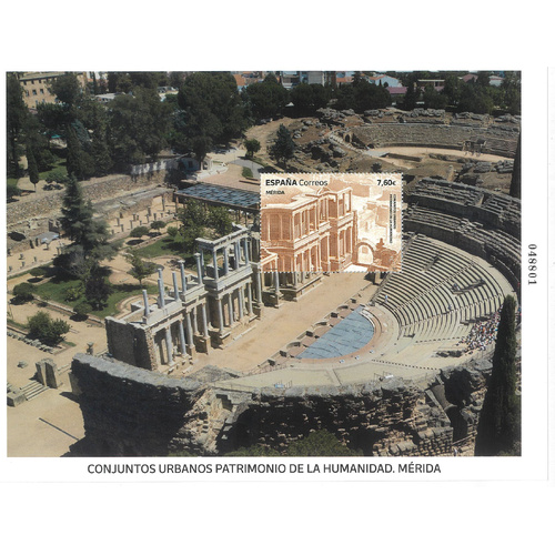 Spain 2024 Ancient Ruins, Merida/World Heritage Site Mini Sheet MUH