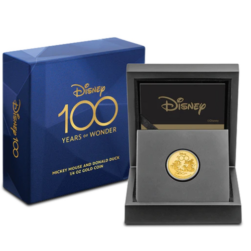 Niue 2023 1/4 oz Gold Disney 100 Years of Wonder Coins