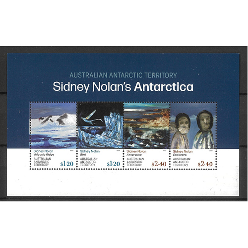 AAT 2023 Sidney Nolan's Paintings of Antarctica Mini Sheet MUH