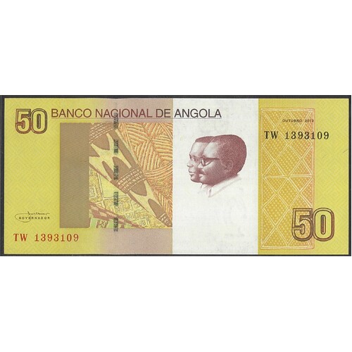 Angola 2012 Fifty Kwanzas Banknote P152 Unc