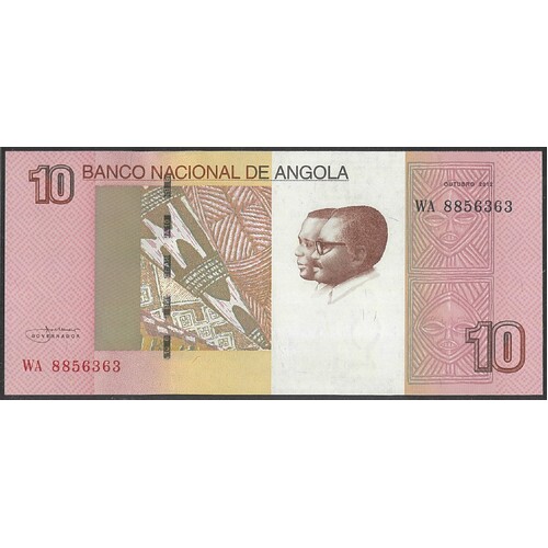 Angola 2012 Ten Kwanzas Banknote P151B Unc