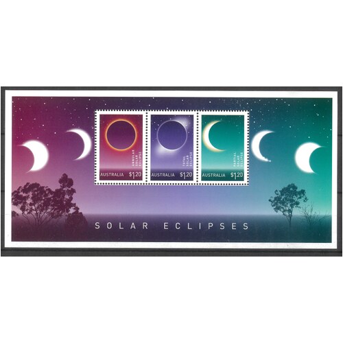 Australia 2023 Solar Eclipses Mini Sheet MUH