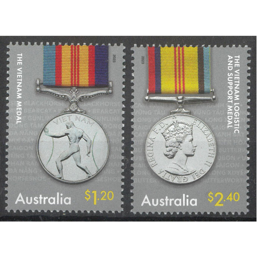 Australia 2023 Lest We Forget The Vietnam War Set of 2 Stamps MUH