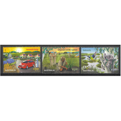 Australia 2023 Sustainable Future Set of 3 Stamps MUH