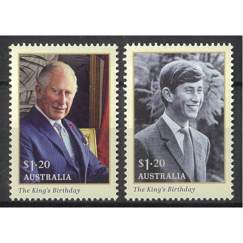 Australia 2023 The King's Birthday Set of 2 Stamps MUH