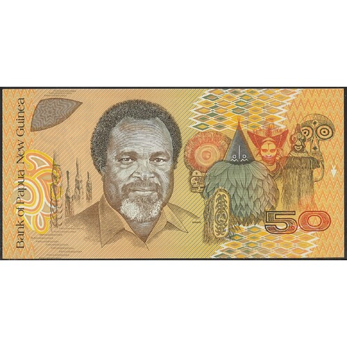 Papua New Guinea Fifty Dollars Paper Banknote P11 UNC