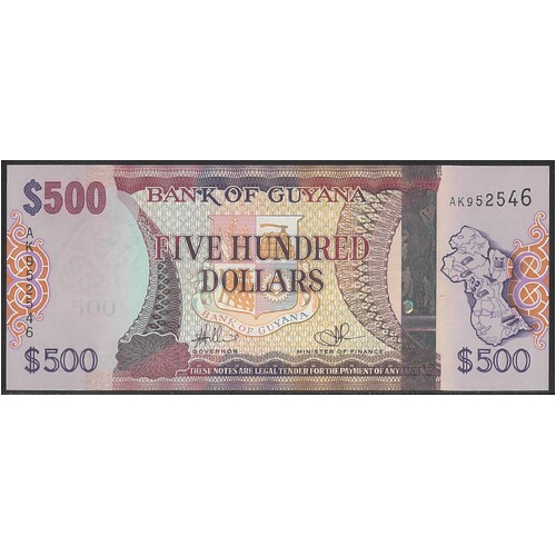 Guyana 2011 Five Thousand Dollars Banknote P37 UNC