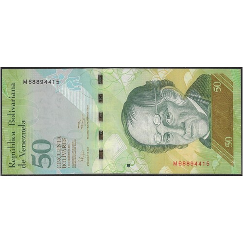 Venezuela 2011 Fifty Bolivares Banknote P92e Unc