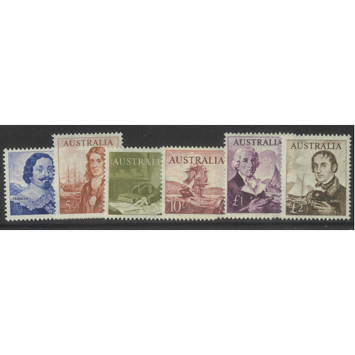 Australia 1963-64 Navigators Set/6 Stamps to £2 SG355/60 Mint Unhinged #AU53