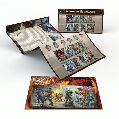 Great Britain 2024 DUNGEONS & DRAGONS 50th Anniv. Roleplay Game Presentation Pack