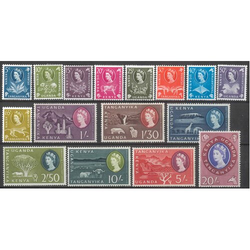 K.U.T. 1960 QEII Set/16 Stamps to 20/- SG183/98 MUH #W2