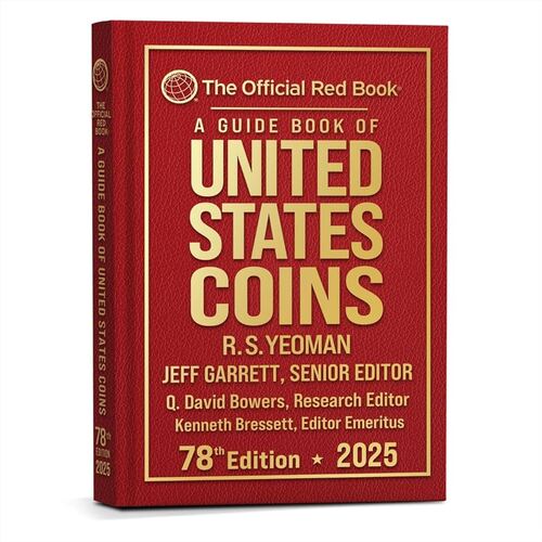 US Coins Catalogue 2024 Official Red Book 78th Edition Hardcover 472 Full Colour Pages