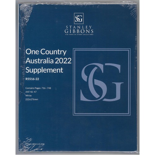 Stanley Gibbons One Country Supplement 2022 Australia