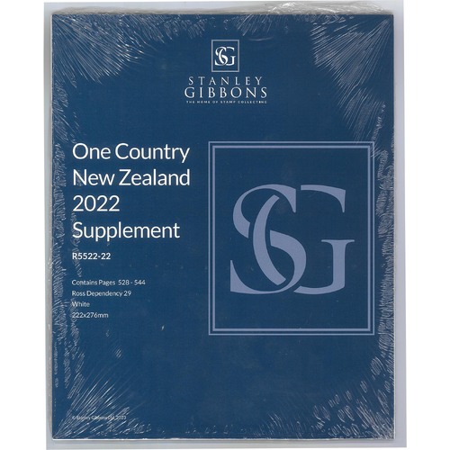 Stanley Gibbons One Country Supplement 2022 New Zealand