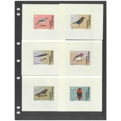 Togo 1981 Birds Set of 6 Deluxe Mini Sheets Scott 1107/10 C446/47 MUH 36-7