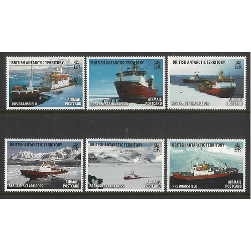 British Antarctic Territory 2011 Research Ships Set/6 Stamps SG538/43 MUH 35-21