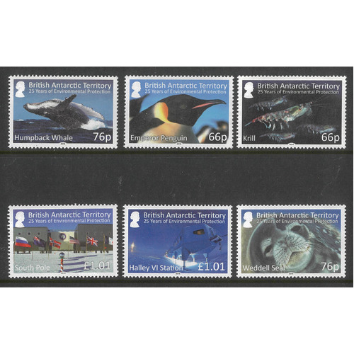 British Antarctic Territory 2016 Environment Protection set/6 Stamps SG685/90 MUH 35-21