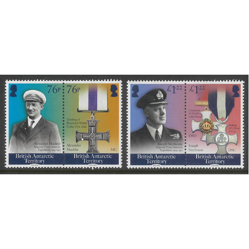 British Antarctic Territory 2018 End WWI Set/4 Stamps SG770/73 MUH 35-21