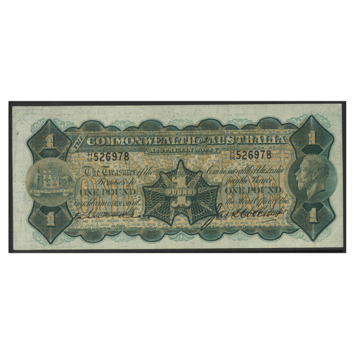 Commonwealth of Australia 1926 £1 One Pound Paper Banknote Kell / Collins R24 aEF