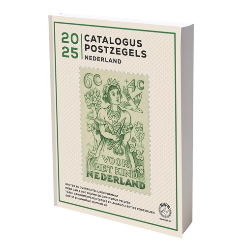 Netherlands 2025 Postage Stamp catalogue (Dutch Language)