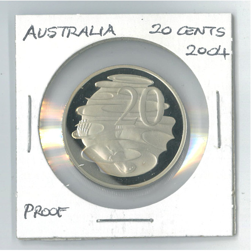 Australia 2004 Twenty Cents 20c Proof Coin