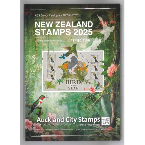 New Zealand 2025 Stamps Catalogue 48th Edition By ACS Full Colour 162 Pages