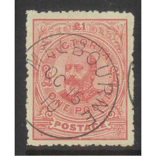 Victoria c.1910 KGVI £1 Stamp Dull Rose SG431a CTO with gum