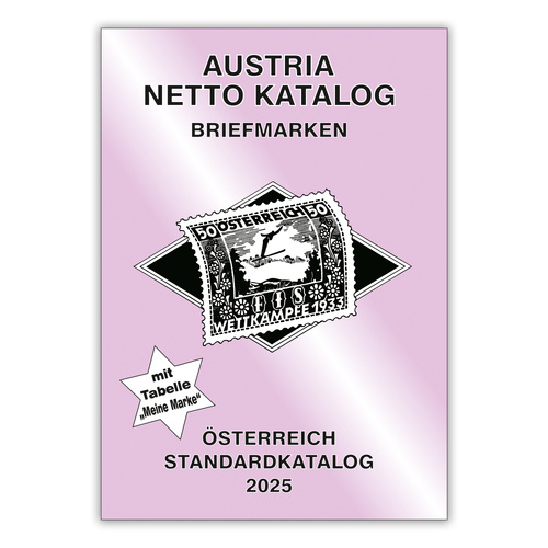 Austria 2025 Standard Stamp Catalogue 400 Pages A5 Softcover