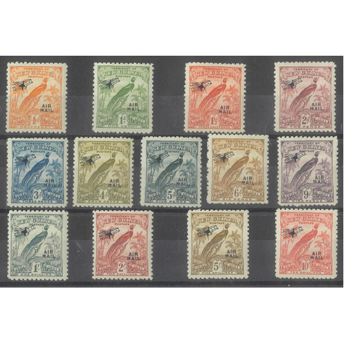 New Guinea 1931 Dated Birds Airmail Set/13 Stamps SG163/75 Mint Unhinged 9-5