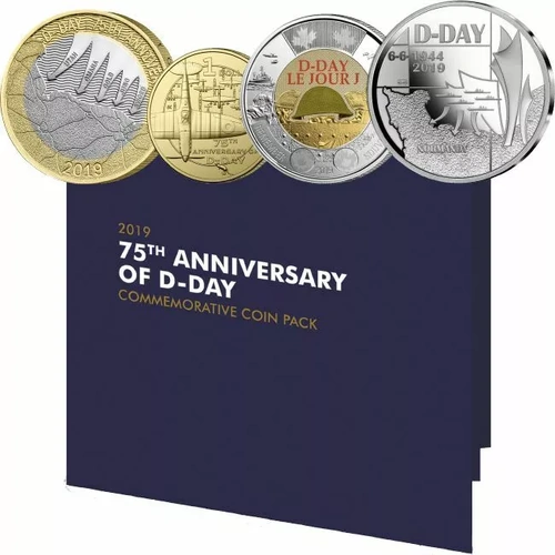 2019 75th Anniversary Of D-Day Four Coin Set