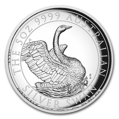 Australia 2020 5oz Silver Swan High Relief Proof 