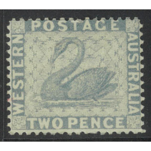 West Australia 1888 Swan 2d Stamp Grey SG104 MLH