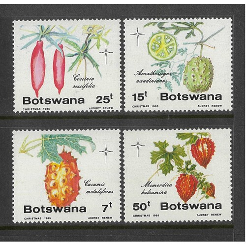 Botswana: 1985 Christmas Set/4 Stamps SG 372/75 MUH #BR328