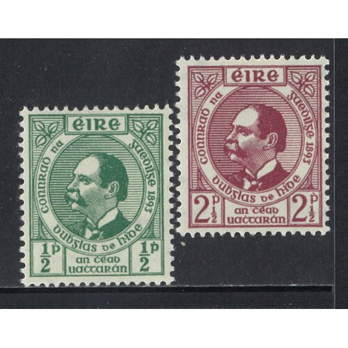 Ireland: 1943 Dr. Hyde Set/2 Stamps SG 129/30 MUH #BR357