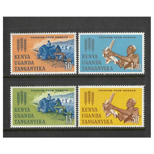 Kenya, Uganda, Tanganyika: 1963 FFH Set/4 Stamps SG 199/202 MUH #BR359