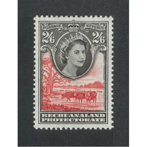 Bechuanaland: 1955 Queen 2/6 Single Stamp SG 151 MUH #BR402