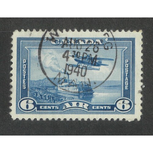 Canada: 1938 6c Air Single Stamp SG 371 VFU #BR432