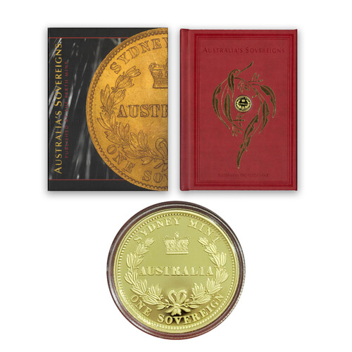 Australia 2005 Commemorative Sovereign 150th Anniversary $25 Gold Proof Coin With Book