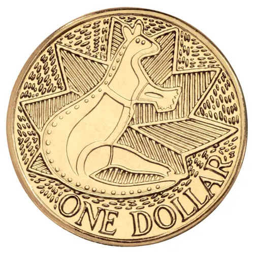 Australia 1988 Bicentennial of European Settlement/Aboriginal Kangaroo $1 Coin UNC Loose