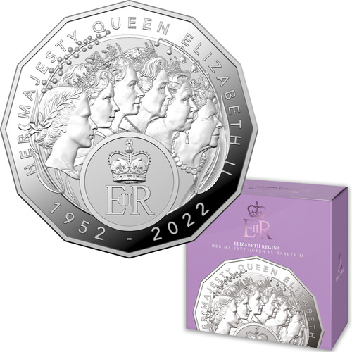 Australia 2023 Elizabeth Regina - Queen Elizabeth II Commemoration 50c Fine Silver Proof Coin