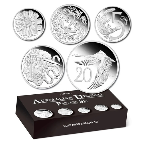 Australia 2009 Decimal Pattern 5 Coin Silver Proof Set